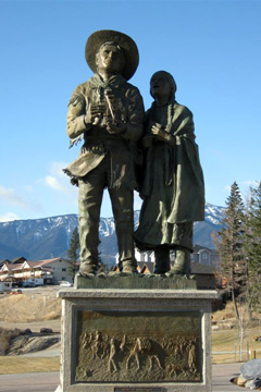 David Thompson Statue