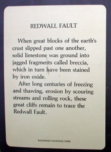 Redwall Fault | Kootenay National Park