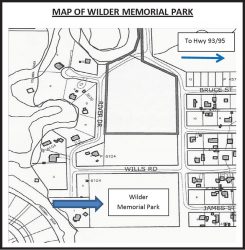 Wilder Memorial Park Map | Fairmont Hot Springs BC