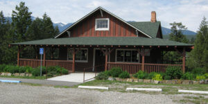 Old CPR Lodge, overlooking Dorothy Lake, Invermere