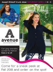 Joseph Ribkoff trunk show at Avenue